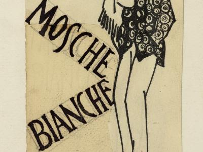 Disegno di Luigi Pasquini per il periodico Bikini, 1951-1952