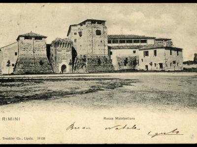 Rimini, Rocca Malatestiana, ca. 1900 (fot. P. Poppi) 