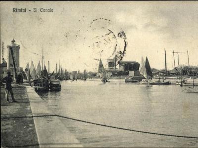 Rimini, Il Canale, ca. 1918