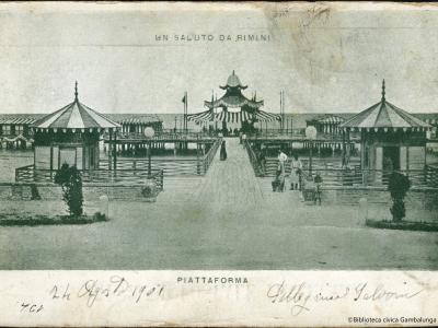 Rimini, Piattaforma, ca. 1901