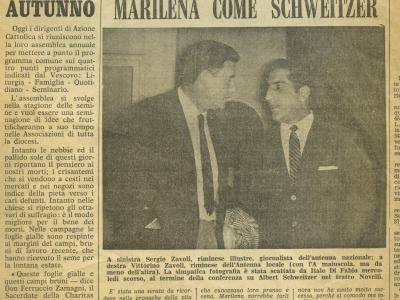 Ritaglio di stampa da L'Antenna Riminese, in L'Avvenire d'Italia, 1965