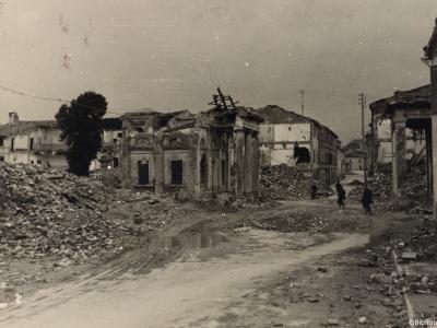 Rimini, corso Umberto I, 1944 (Foto Moretti Film, Album Maioli, 1943-1944)