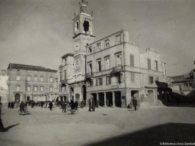 Rimini, Palazzo Baldini, 1944 (Foto Domenico Soci)