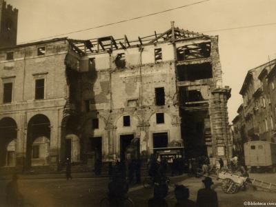 Rimini, Palazzo Garampi, ca. 1945 (Foto Domenico Soci)