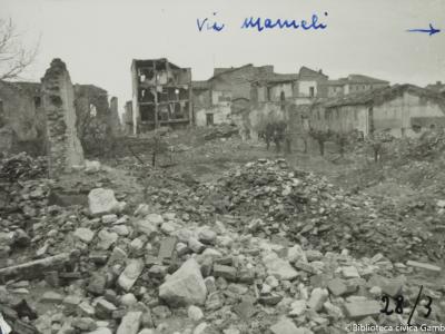 Rimini, via Mameli, 1944 (Foto Moretti Film, album dei provini)