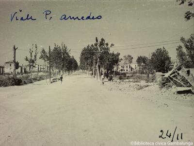 Rimini, viale Principe Amedeo, 1944 (Foto Moretti Film, album dei provini)