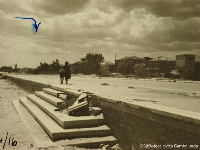 Rimini, Lungomare, 1944 (Foto Moretti Film, album dei provini)