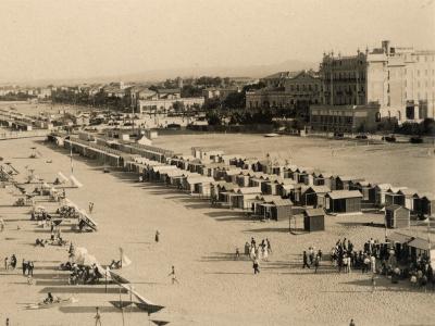 Rimini. Veduta della spiaggia, ca. 1920-1925 (Raccolta storica, AFP 2033)