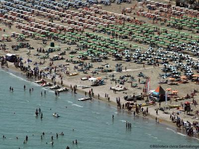 Rimini. Veduta della spiaggia, 2005 (Archivio Raggi/RiminiPress)