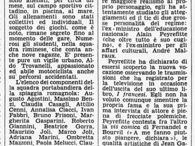 5 agosto 1970 Il Corriere della Sera