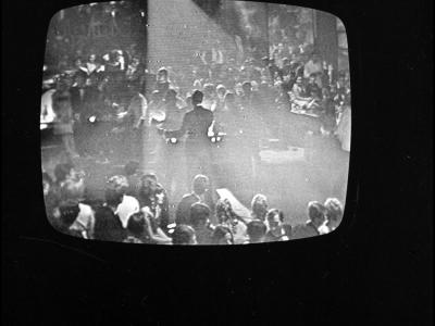Capodanno 1968 dall'Altro Mondo di Rimini fotografato dalla TV (Foto D. Minghini)