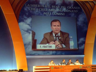 Franco Frattini, Meeting, 2005 (Archivio Raggi/Riminipress)
